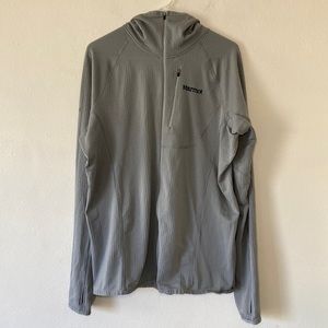 Marmot Full Zip Polartec Thermal Base Layer Hoodie